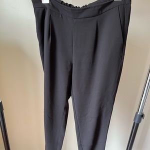 Trouve black jogger trousers size 6.